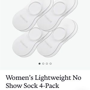BRAND NEW WITH TAGS Bombas Women's Lightweight No Show Sock 4-Pack